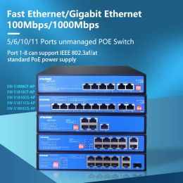 Control Gigabit POE Switch with SFP Unmanaged 1000M POE Switch AI Smart Ethernet Switch for HUAWEI for CISCO for IP Camera/Wireless AP