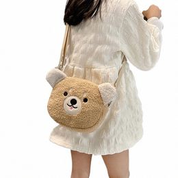 japanese Style Kawaii Shoulder Bag Cute Carto Plush Crossbody Bag For Girls 20223 New Small Phe&Purse Bag Bolsa Feminina k23B#
