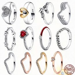 Designer Ring Heart Cushion Logo Ring New 925 Sterling Silver Series Ladies Ring Anniversary Gift Designer Jewellery