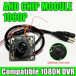 Lens 4in1 3000TVL 1.8mm FishEye Lens Large 1080P Mini Cctv Chip Module AHD Camera Set Complete Monitoring Circuit Board Compatible