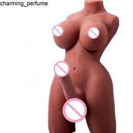 big dildo and big breasts sex toys shemale masturbation for female with big torso dildo soft boobs and nipple