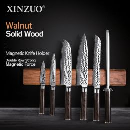 Storage XINZUO Magnetic Knife Strip Holder for Kitchen Knife Stand Bar Strip Wall Mount Magnetic Knives Storage Rack Cooking Accessories
