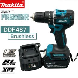 DDF487 Electric Screwdriver brushless Cordless Driver Drill 18V LXT Battery drill Brushless Motor Compact Great Couple 240402