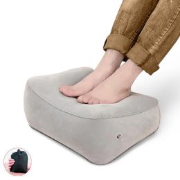 Pillows Inflatable Relaxing Feet Pad Travel Foot Rest Pillow Cushion Aeroplane Travel Office Home Leg Up Footrest Travel Pillow Foot Pad