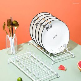 Kitchen Storage Dish Drying Rack Cabinet Tray Organizer Drawer Drain Bowl Shelving Dinnerware Plate Drainage
