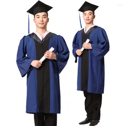 Clothing Sets Master's Degree Gown Bachelor Costume And Cap University Graduates Academic College Graduation & Apparel