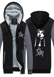 New Men Thicken Sweatshirts The Nightmare Before Christmas Jack and Sally Skellington Zipper Hoodies Jacket Coat Pullover USA EU S7136246