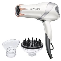 Dryer Revlon Pro Collection Infrared Hair Dryer, Pearl Blow Dryer with Concentrator and Diffuser