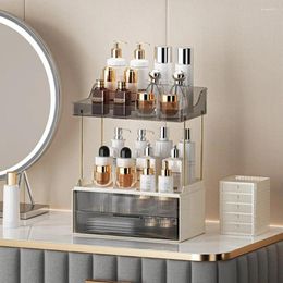 Storage Boxes Bathroom Vanity Organiser Multi-tiered Rack With Drawers Kitchen Spice Holder Tea Room Shelf