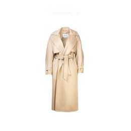 Markenmantel Frauenschicht Designermantel Max Maras Frauen beige Kaschmir Mantel