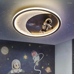 Ceiling Lights Children's Room Lamp Boys' Fashionable Bedroom Energy Saving Simple Cartoon Space Creative Light