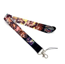 20pcs Cartoon Lanyards Keys ID Card Phone Holder Keychain USB badge Neck Strap Hang Rope Anime Lanyard9449087