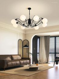 Chandeliers French Retro Chandelier With A Light Luxury And High-end Feel American Medieval Magic Bean Lighting Fixtures