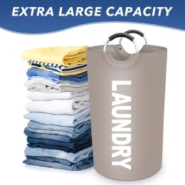 Baskets Large Laundry Hamper 115L Collapsible Laundry Bag with Comfortable Handle Folding Laundry Basket Dirty Clothes Storage Bin