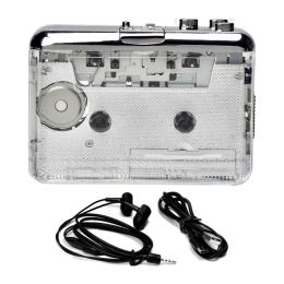 Oyuncu 1Set USB Casette Radyo Oynatıcı Kasetini Mp3/CD Typec Walkman Audio Music Player Plastik