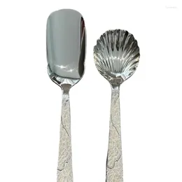 Spoons Amazing Creative Shell Spoon 304 Stainless Steel Personalised Thickened Dessert Main Meal