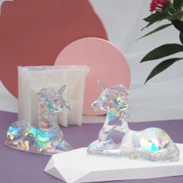 &equipments DIY Horse Resin Mould Crystal Epoxy Aromatherapy Plaster Mould With Horse AB Glue Mould For Decoration