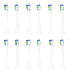 Heads 12PCS Diamond Toothbrush Heads for Sonicare Fits 2 Series ProResults FlexCare Healthy White Platinum EasyClean Gum Health