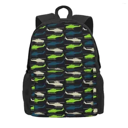 Backpack Helicopters Backpacks Large Capacity Children School Bag Shoulder Laptop Rucksack Waterproof Travel