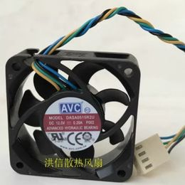 Free shipping original 4515 DASA0515R2U 12V 0.20A 4-wire 4.5cm PWM cooling fan