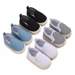 Spring And Autumn Baby Girls Nonslip Toddler Shoes Solid Colour Comfortable Flat Simple Casual 240415