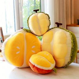 Dolls Plush Dolls Cute Orange Stuffed Toy Durian Pillow Lunch Cushion Simulation Soft Creative Birthday Christmas Present for Kid