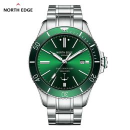 Watches NORTH EDGE ANCHOR 42MM Men Mechanical Wristwatch Luxury Sapphire Glass MIYOTA 8215 Automatic Watches 10bar Waterproof Watch Men