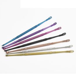 Metal Spiral Ear Wax Pickers Sundries Curette Ears Cleaner Spoon Gold Silver Ear Pick Waxes Remover Double Head Care Clean Tools BH8541 FF