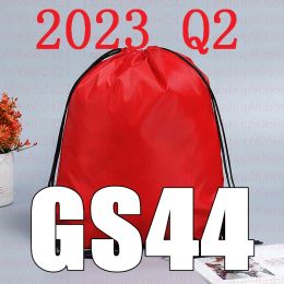 Bags Latest 2023 Q2 GS 44 Drawstring Bag GS44 Belt Waterproof Backpack Shoes Clothes Yoga Running Fitness Travel Bags