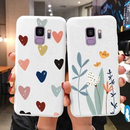 Cell Phone Cases Case For Galaxy S9 S 9 Plus Phone Cover Cute Cartoon Candy Painted Soft TPU Coque For S9 Bumper S9+ S9PLUS Funda