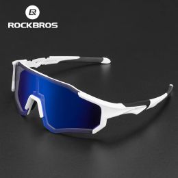 Accessories ROCKBROS Cycling Glasses Photochromic Polarised Lens Sunglasses UV400 Protection Eyewear Skiing Fishing Climbing Bicycle Goggles