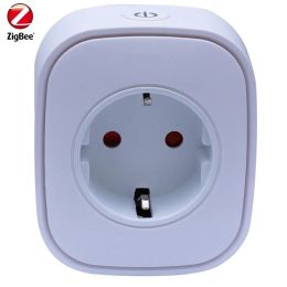 Plugs Zigbee3.0 Power Metering Plug 16A EU ,US,UK Wall socket Control Smart Home Appliances Power On or Off By Mobile App