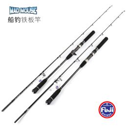 Accessories Newjapan Full Fuji Parts Madmouse Jigging Rod 1.8m Pe 24 Lure Weight 60200g 20kgs Spinning/casting Boat Rod Ocean Fishing Rod