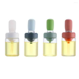 Storage Bottles Baking Silicone Kitchen Gadgets Grill Barbecue Oil Brush BBQ Bottle Tool