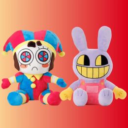 Dolls The Amazing Digital Circus Anime Cartoon Plush Pomni Jax Plush Doll Toy Theater Rabbit Doll Stuffed Toys Christmas Gifts