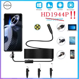 Cameras Auto Focus Endoscope Camera endoscope for Cars android type c 1080p Mini Camera for fishing USB IP68 Borescope Sewer Inspection