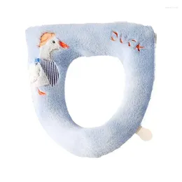 Toilet Seat Covers Duck Cover Warm Reusable Bathroom Washable Adjustable Bath Accessory