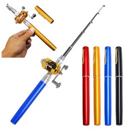 Accessories Outdoor Portable Mini Pen Fishing Rod Telescopic Pocket Pen Fishing Rod Mini Fishing Pole Fishing Accessories