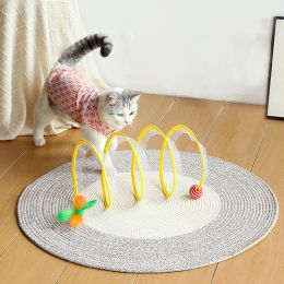 Toys Cats Tunnel Foldable Pet Cat Toys Funny Kitten Stick Mouse Supplies Fun Toy Tunnel Toy for Cat Play Tunnel Tube Cat Accessories