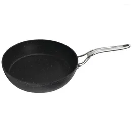 Pans The By 8" Aluminium Fry Pan With Stainless Steel Handle Black