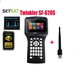 Receivers hd 1080p dvd s2 Satellite Finder SpectrumAnalyzer Twinkler sf620s Satlink support Wifi cctv camera tester vs gtmedia v8 finder