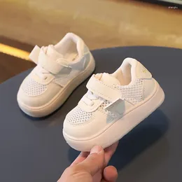 First Walkers 2024 Baby Girls Walker Shoes Hook & Loop Mesh Cute Children Fashion Sport Simple Drop Kids Sneakers PU