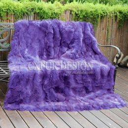 Blankets CX-D-123B Customized Decorative Fur Blanket Fashion Rugs For Living Room/ Bed Room- DROP