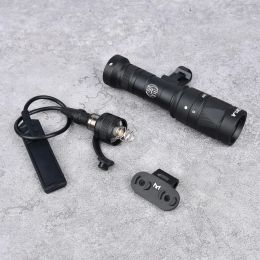 Scopes Airsoft Surefir M340 M340w M300 Mini Scout Light with Strobe Hunting Gun Tactical Flashlight Weapon Torch 20mm Rail MLOK Mount