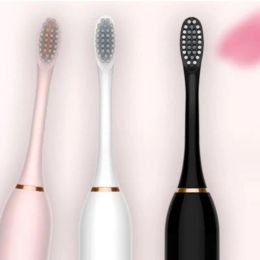 Heads Soft Bristle Brush Head Can Replaced Electric Toothbrush With Super Strong Cleaning And Whitening Teeth Low Noise Couple Style