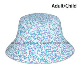 Berets Efs Pastel Confetti Bucket Hat Sun Cap Ears Full Of Sugar Foldable Outdoor Fisherman