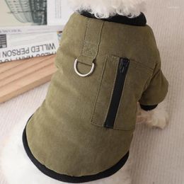 Dog Apparel Pet Harness Vest Winter Clothes Warm Puppy Coat Jacket Yorkie Pomeranian Poodle Bichon Schnauzer Clothing Costume Outfit