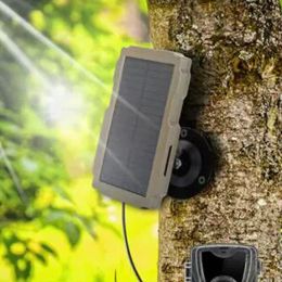 Cameras Hunting Trail Camera Battery, Solar Panel Charger, External Power for HC900A Trail Camera, Wildlife Scouting, 36MP