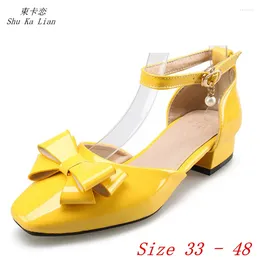 Casual Shoes Women Low High Heels Pumps Heel D'Orsay Woman Party Kitten Plus Size 33 - 40 41 42 43 44 45 46 47 48