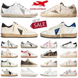 Golden Goose GGDB Golden Gooseics Sneakers Womens Designer Shoes Black White Leather Glitter Blue Red Scarpe Sparkle Luxury Shoes Woman 【code ：L】Plate-forme trainers